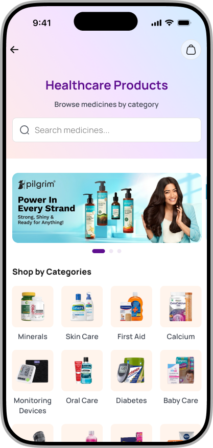 PilMate healthcare products browse by category